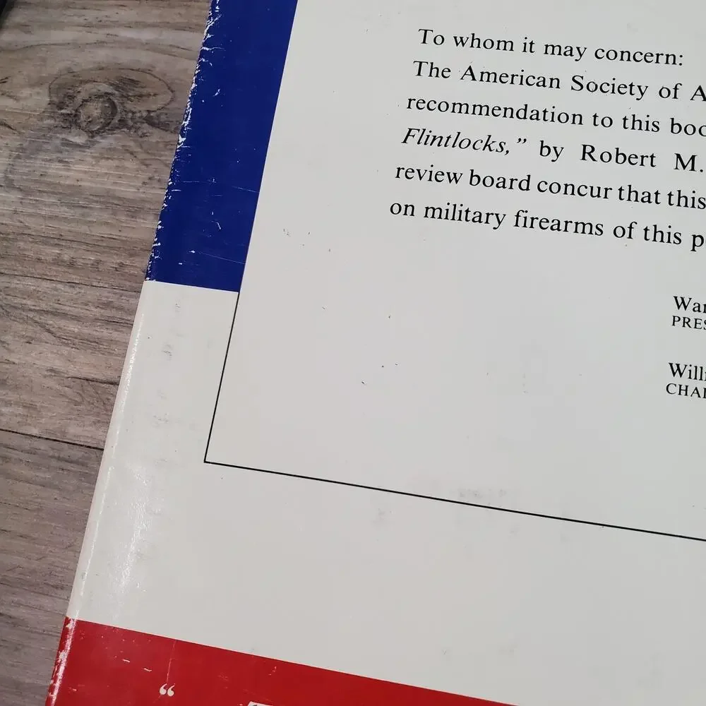 United States Martial Flintlocks by Robert M Reilly Hardcover Dust Jacket